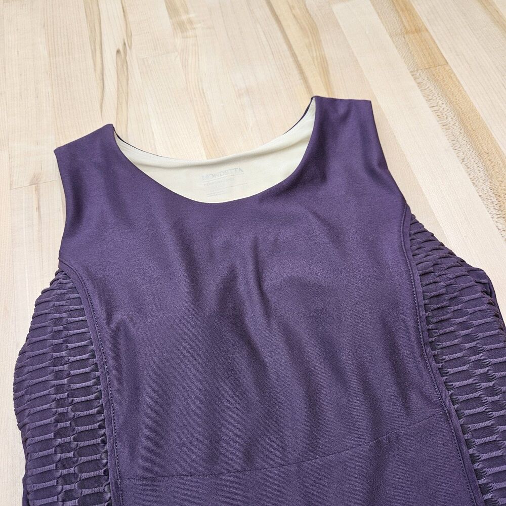 Mondetta Women's Purple Performance Luxury Stretch Built-in Bra Dress Size S - Picture 2 of 7
